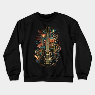 Guitar Music Dreams Crewneck Sweatshirt